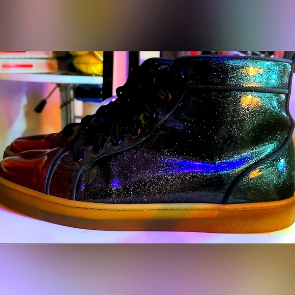 *SOLD Christian louboutin red high Tops SOLD * - Picture 7 of 9